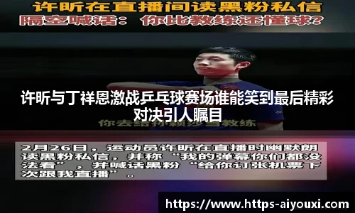 许昕与丁祥恩激战乒乓球赛场谁能笑到最后精彩对决引人瞩目
